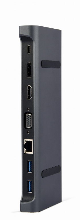 Adapter USB-C 9w1, HDMI, USB-C PD, VGA, DP, USBx3, Audio, LAN Adapter USB-C 9w1, HDMI, USB-C PD, VGA, DP, USBx3, Audio, LAN