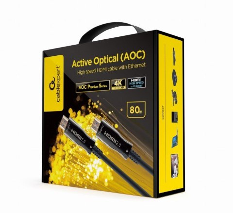 Kabel AOC High Speed HDMI with ethernet premium 80 m Kabel AOC High Speed HDMI with ethernet premium 80 m