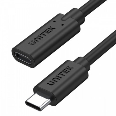 Przedłużacz USB-C 3.1 10Gbps; 4K; PD 100W; M/F; 1m; C14086BK-1M Przedłużacz USB-C 3.1 10Gbps; 4K; PD 100W; M/F; 1m; C14086BK-1M