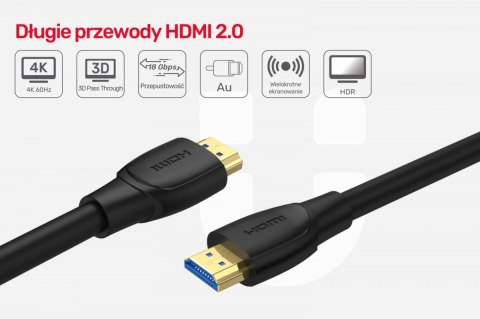 Kabel HDMI High Speed 2.0; 4K 7m C11068BK Kabel HDMI High Speed 2.0; 4K 7m C11068BK
