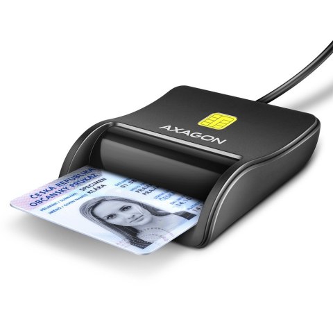 CRE-SM3N Czytnik kart identyfikacyjnych USB, 1.3m kabel