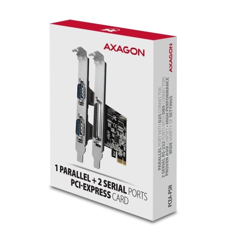 PCEA-PSN Kontroler PCIe 1x port równoległy LPT + 2x port szeregowy RS232 250 kbps, w zestawie SP & LP PCEA-PSN Kontroler PCIe 1x port równoległy LPT + 2x port szeregowy RS232 250 kbps, w zestawie SP & LP