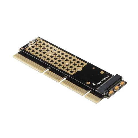 PCEM2-1U Adapter wewnętrzny PCIe x16/x8/x4, M.2 NVMe M-key slot, 1U PCEM2-1U Adapter wewnętrzny PCIe x16/x8/x4, M.2 NVMe M-key slot, 1U