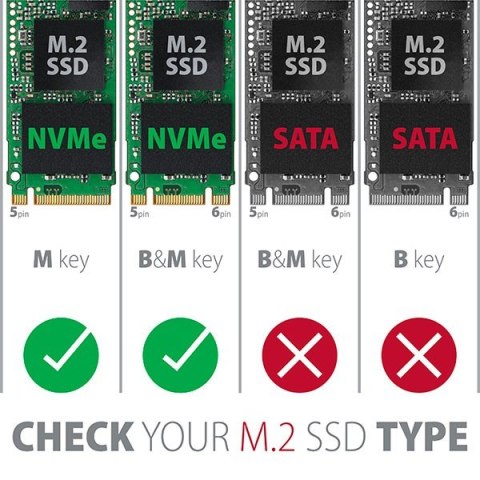 PCEM2-1U Adapter wewnętrzny PCIe x16/x8/x4, M.2 NVMe M-key slot, 1U PCEM2-1U Adapter wewnętrzny PCIe x16/x8/x4, M.2 NVMe M-key slot, 1U