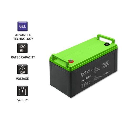 Akumulator żelowy | 12V | 120Ah | GEL