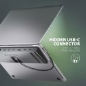 HMC-4KX3 Wieloportowy hub USB 11in1, 5Gbps, 3x USB-A, 2x HDMI 4K/60Hz+ DP 4K/60Hz+ GLAN + SD/microSD + audio, PD 100W, 40cm USB-