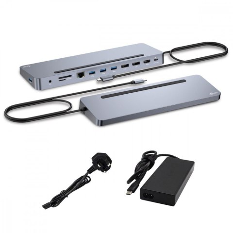 Stacja dokująca USB-C Metal Ergonomic 4K 3x Display Docking Station PD 100W Stacja dokująca USB-C Metal Ergonomic 4K 3x Display Docking Station PD 100W