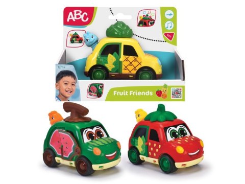 Samochód ABC Owocowy pojazd, 3 rodzaje 12 cm Samochód ABC Owocowy pojazd, 3 rodzaje 12 cm