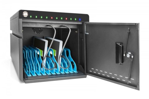 Szafa mobilna desktopowa do ładowania notebooków/tabletów do 14" z UV-C i USB-C Szafa mobilna desktopowa do ładowania notebooków/tabletów do 14" z UV-C i USB-C