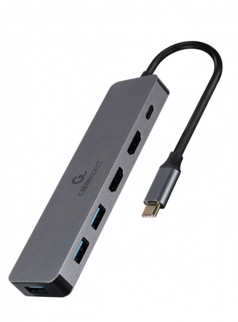 Adapter USB-C Hub USB-C PD HDMI x2 USB 3.0x3 Adapter USB-C Hub USB-C PD HDMI x2 USB 3.0x3