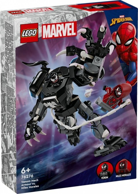 Klocki Super Heroes 76276 Mechaniczna zbroja Venoma vs. Miles Morales Klocki Super Heroes 76276 Mechaniczna zbroja Venoma vs. Miles Morales