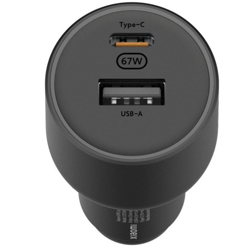 Ładowarka samochodowa Mi 67W bezprzewodowa USB-C USB-A Ładowarka samochodowa Mi 67W bezprzewodowa USB-C USB-A