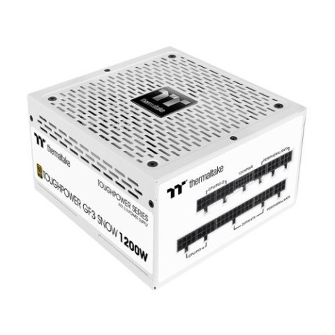 Zasilacz - Toughpower Grand GF3 1200W Gold Modular 14cm Gen5 Snow Zasilacz - Toughpower Grand GF3 1200W Gold Modular 14cm Gen5 Snow