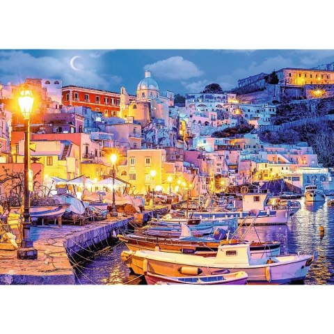 Puzzle 1000 elementów Wyspa Procida nocą Włochy Puzzle 1000 elementów Wyspa Procida nocą Włochy
