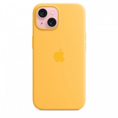Etui silikonowe z MagSafe do iPhonea 15 - sunshine Etui silikonowe z MagSafe do iPhonea 15 - sunshine