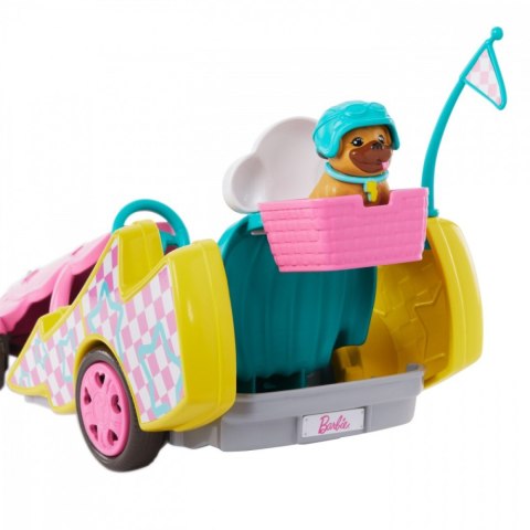 Lalka Barbie Stacie i pojazd filmowy Gokart Lalka Barbie Stacie i pojazd filmowy Gokart