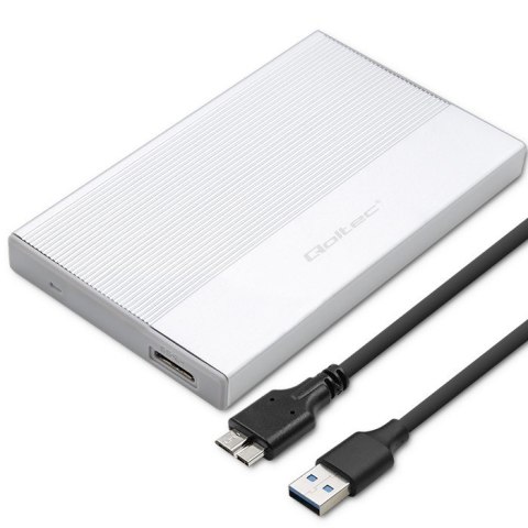 Obudowa | Kieszeń na dysk SSD HDD 2.5 cala| SATA | USB 3.0 | Super speed 5Gb/s | 2TB | Srebrna Obudowa | Kieszeń na dysk SSD HDD 2.5 cala| SATA | USB 3.0 | Super speed 5Gb/s | 2TB | Srebrna