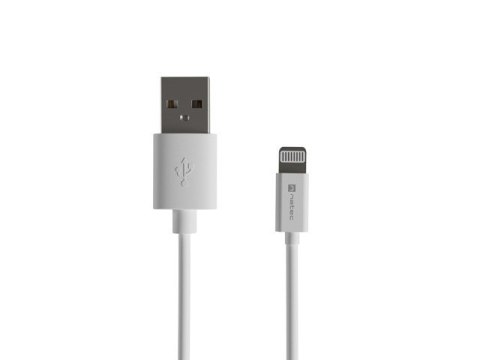 Kabel Lightning (M)->USB-A(M) 1m MFI Prati Biały Kabel Lightning (M)->USB-A(M) 1m MFI Prati Biały