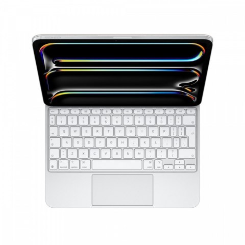 Klawiatura Magic Keyboard do iPada Pro 11 cali (M4) - angielski (międzynarodowy) - biała Klawiatura Magic Keyboard do iPada Pro 11 cali (M4) - angielski (międzynarodowy) - biała