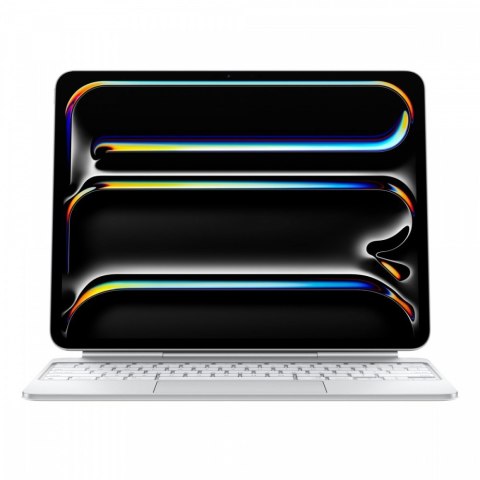 Klawiatura Magic Keyboard do iPada Pro 13 cali (M4) - angielski (międzynarodowy) - biała Klawiatura Magic Keyboard do iPada Pro 13 cali (M4) - angielski (międzynarodowy) - biała