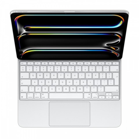 Klawiatura Magic Keyboard do iPada Pro 13 cali (M4) - angielski (międzynarodowy) - biała Klawiatura Magic Keyboard do iPada Pro 13 cali (M4) - angielski (międzynarodowy) - biała