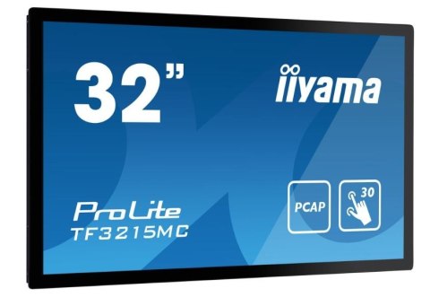Monitor dotykowy 32 cale TF3215MC-B2 POJ.30PKT.VA.VGA.HDMI.DP.500cd/m2.3000:1/8ms.24/7.7H.IP65(front).PION/POZIOM.200x200mm(vesa Monitor dotykowy 32 cale TF3215MC-B2 POJ.30PKT.VA.VGA.HDMI.DP.500cd/m2.3000:1/8ms.24/7.7H.IP65(front).PION/POZIOM.200x200mm(vesa