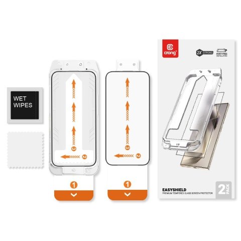 Szkło hartowane EasyShield 2-Pack - Samsung Galaxy S25+/S24+ (2 sztuki) Szkło hartowane EasyShield 2-Pack - Samsung Galaxy S25+/S24+ (2 sztuki)