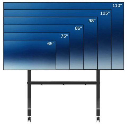 Stojak wózek LFD/LCD/TV FL50-575BL1 65-100cali 100x100-1000x600 125kg