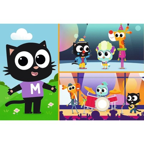 Puzzle 24 elementy MAXI Przygody małego kotka Milo Puzzle 24 elementy MAXI Przygody małego kotka Milo