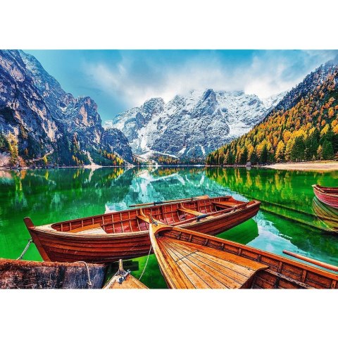 Puzzle 500 elementów Jezioro Braies Włochy Puzzle 500 elementów Jezioro Braies Włochy