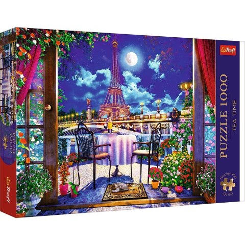 Puzzle 1000 elementów Premium Plus Paryż w blasku księżyca Puzzle 1000 elementów Premium Plus Paryż w blasku księżyca