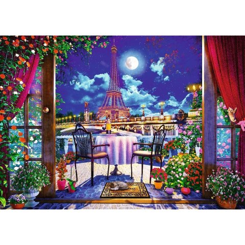 Puzzle 1000 elementów Premium Plus Paryż w blasku księżyca Puzzle 1000 elementów Premium Plus Paryż w blasku księżyca