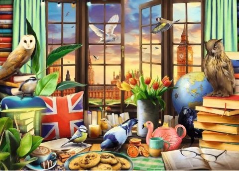 Puzzle 1000 elementów Premium Plus Wszystko co brytyjskie Puzzle 1000 elementów Premium Plus Wszystko co brytyjskie