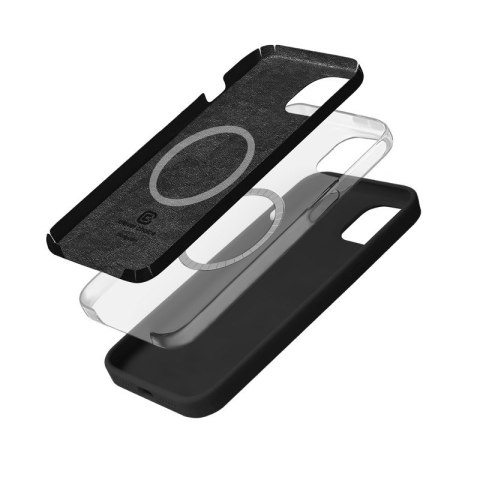 Etui Color Cover Magnetic - iPhone 15 MagSafe Czarne Etui Color Cover Magnetic - iPhone 15 MagSafe Czarne