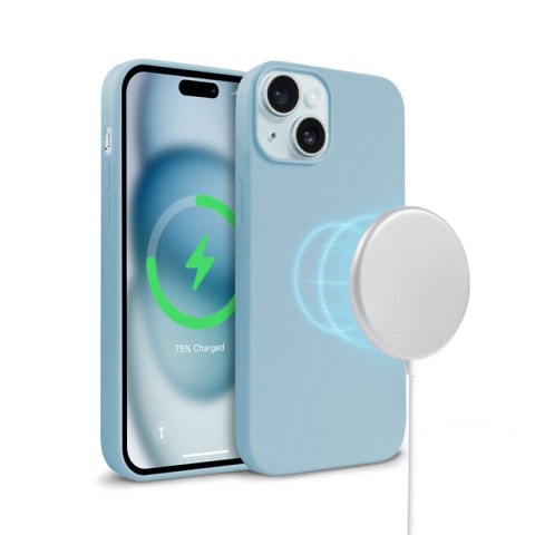 Etui Color Cover Magnetic - iPhone 15 MagSafe Niebieskie Etui Color Cover Magnetic - iPhone 15 MagSafe Niebieskie