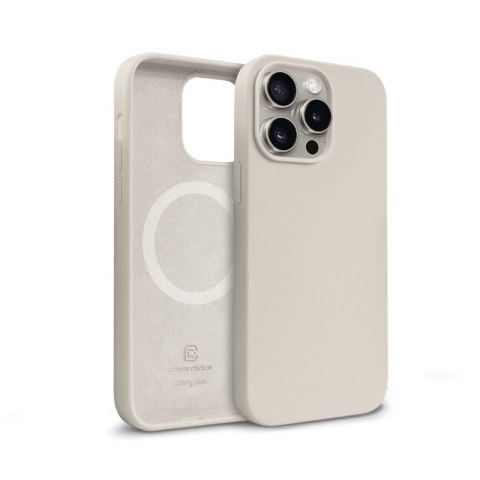 Etui Color Cover Magnetic - iPhone 15 Pro MagSafe Kamienny beż Etui Color Cover Magnetic - iPhone 15 Pro MagSafe Kamienny beż