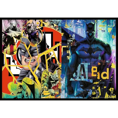 Puzzle 4x250 elementów Batman w akcji Puzzle 4x250 elementów Batman w akcji