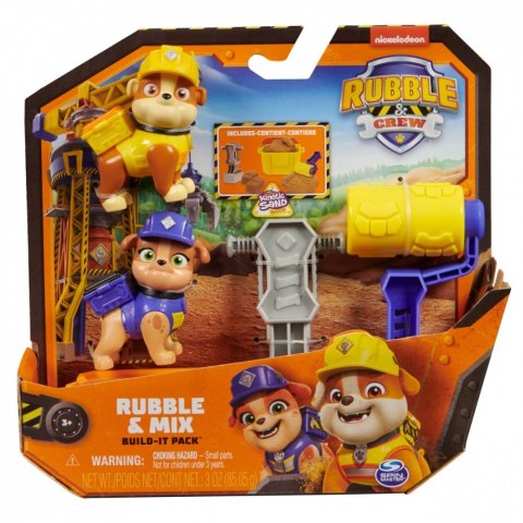 Figurki Psi Patrol Rubble i jego Ekipa 2-pak mix Figurki Psi Patrol Rubble i jego Ekipa 2-pak mix