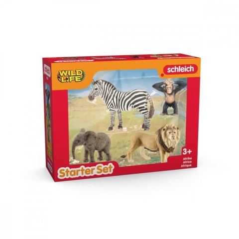 Zestaw 4 figurek Wild Life Zwierzęta Afryki Zestaw 4 figurek Wild Life Zwierzęta Afryki