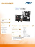 Płyta główna PRO X870-P WIFI AM5 4DDR5 ATX