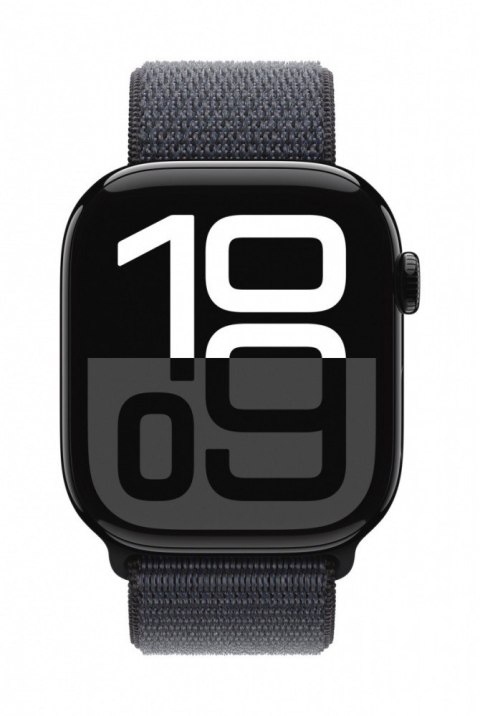 Watch Series 10 GPS + Cellular, koperta 46 mm z aluminium w kolorze onyksu z opaską sportową w kolorze atramentowym Watch Series 10 GPS + Cellular, koperta 46 mm z aluminium w kolorze onyksu z opaską sportową w kolorze atramentowym
