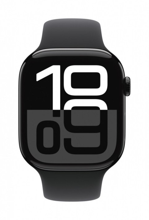 Watch Series 10 GPS + Cellular, koperta 46 mm z aluminium w kolorze onyksu z paskiem sportowym w kolorze czarnym - rozmiar S/M Watch Series 10 GPS + Cellular, koperta 46 mm z aluminium w kolorze onyksu z paskiem sportowym w kolorze czarnym - rozmiar S/M