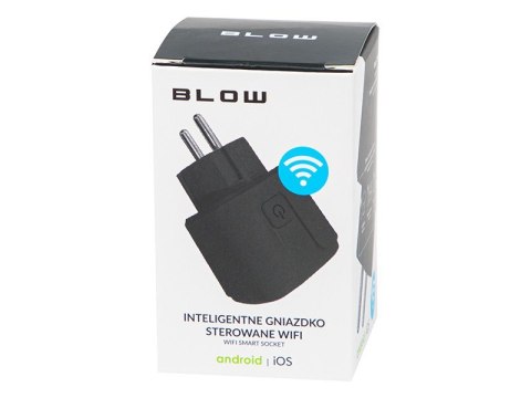 Inteligentne gniazdko sterowane WiFi TUYA V3 czarne Inteligentne gniazdko sterowane WiFi TUYA V3 czarne