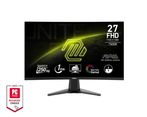 Monitor 27 cali MAG 27C6X LED/FHD/Curved/250Hz/czarny