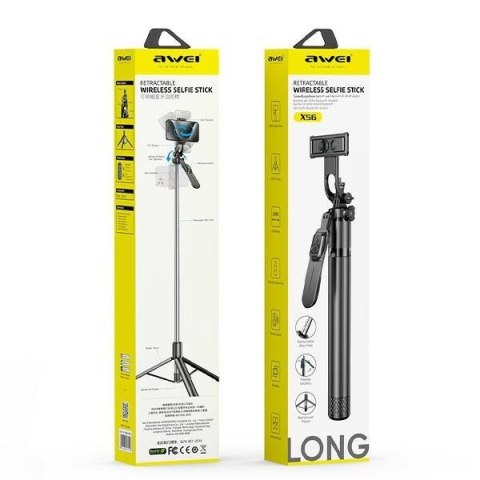 Uchwyt Selfie stick X56 aluminiowy uniwerslany tripod Bluetooth Uchwyt Selfie stick X56 aluminiowy uniwerslany tripod Bluetooth