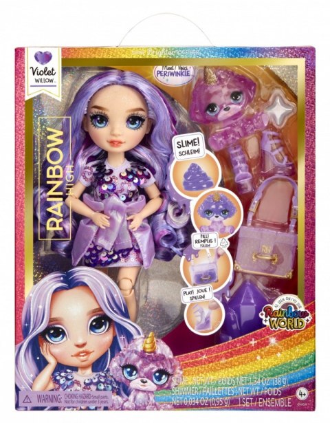 Lalka Classic Rainbow Fashion Violet Purple