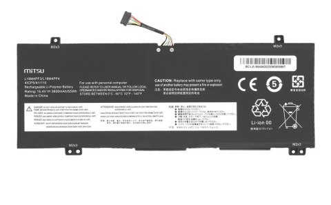 Bateria L18M4PF3 L18C4PF4 do Lenovo IdeaPad S540 3600 mAh (55 Wh) 15.4V Bateria L18M4PF3 L18C4PF4 do Lenovo IdeaPad S540 3600 mAh (55 Wh) 15.4V