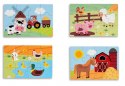 Puzzle drewniane 4 obrazki