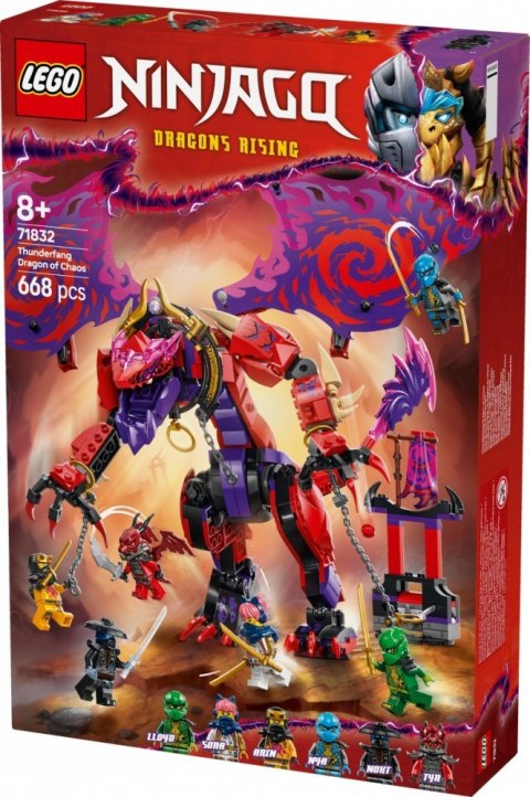 Klocki Ninjago 71832 Smok chaosu Kiełogrzmot