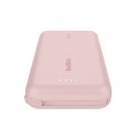 PowerBank BoostCharge 10k mAh 20w wbudowany kabel-C, port-C, różowy